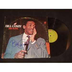 Bill Cosby 200 M.p.h Hand Signed Autographed Record Album Lp with 