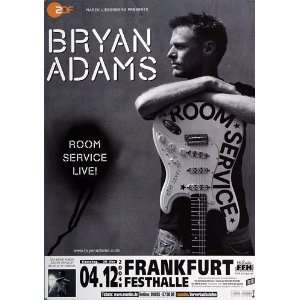 Bryan Adams   Open Road 2004   CONCERT   POSTER from GERMANY