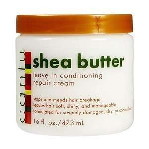 Shea Butter Leave in Conditioning Repair Cream By Cantu Conditioner 16 
