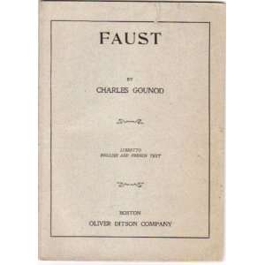  Faust Charles Gounod Books