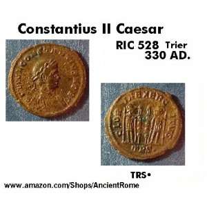 CONSTANTIUS II CAESAR. BRITISH MUSEUM TREASURE REPORT.