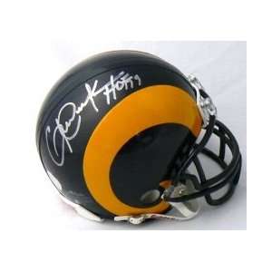 Eric Dickerson Autographed Rams Mini Helmet