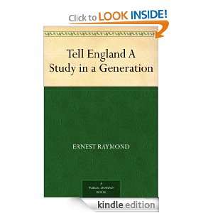   Study in a Generation Ernest Raymond  Kindle Store