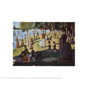 Georges Seurat Sunday Afternoon On The Island Of La Gra 10 x 8 Poster 