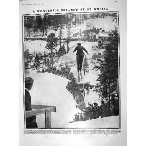  1909 SKI JUMP ST. MORITZ HARALD SMITH DEBATE ASQUITH