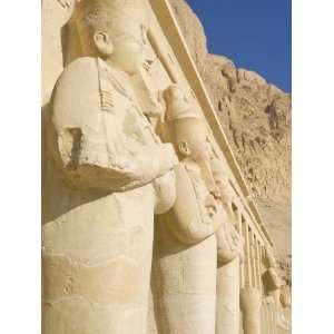  Restored Osirid Statues, Temple of Hatshepsut, Deir El 