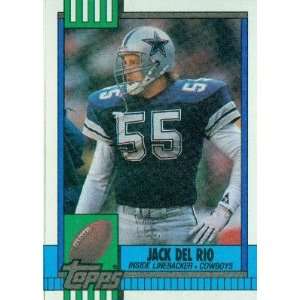  1990 Topps #488 Jack Del Rio   Dallas Cowboys (Football 