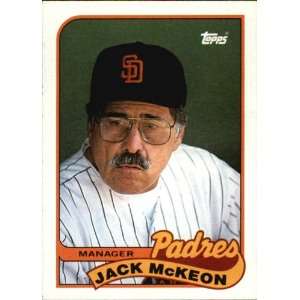  1989 Topps Jack Mckeon # 624