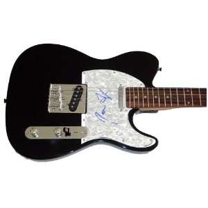 James Taylor Autographed Signed Pearl Guitar & Proof