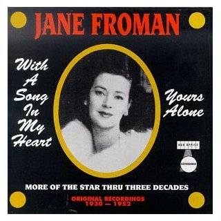 Jane Froman With A Song In My Heart / Yours Alone   Original 