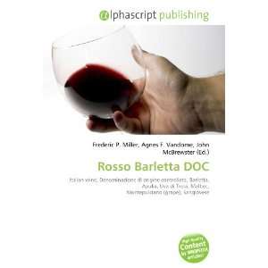  Rosso Barletta DOC (9786134171588) Frederic P. Miller 