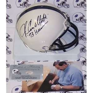  Signed John Cappelletti Mini Helmet   Riddell Penn State 