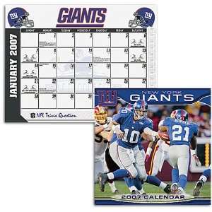  Giants John F Turner NFL Wall and Desk Calendar Sports 