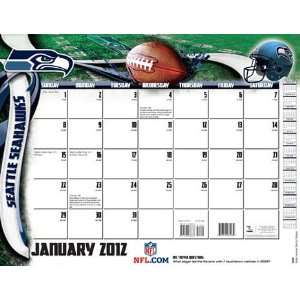  Turner Seattle Seahawks 2012 22x17 Desk Calendar Sports 