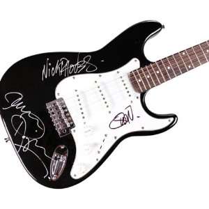   Duran Autographed Simon Roger Nick John Signed Guitar 