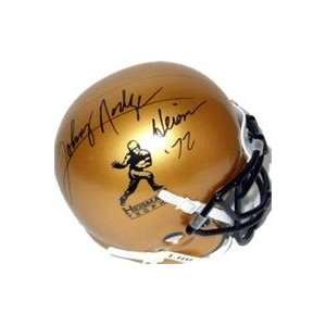 Johnny Rodgers autographed Football Mini Helmet (Heisman 