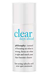   philosophy clear days ahead fast acting acne spot treatment $18.00