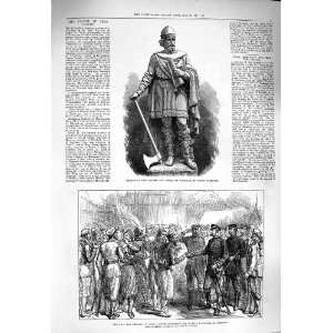  1877 Statue King Alfred Great Wantage War Simnitza