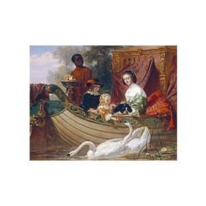  Children Of King Charles I by Frederick Goodall. size 14 