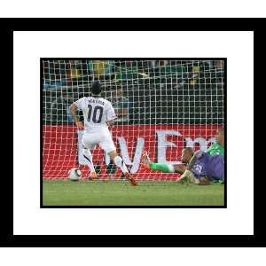 Landon Donovan (USA) 2010 at World Cup The Goal Framed 8 x 10 