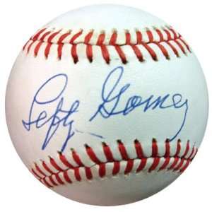Lefty Gomez Autographed AL Baseball PSA/DNA