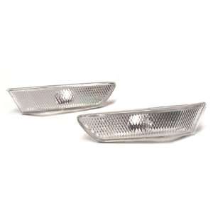   Infiniti G35 Coupe Front Bumper Side Marker Lights   Clear Automotive