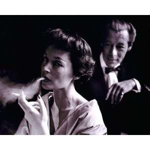  Lilli Palmer Smoking & Rex Harrison 1950 8x10 Silver 