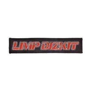 Limp Bizkit   Red and Black Logo   Embroidered Iron On Patch