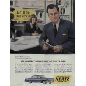 See High Adventures with LOWELL THOMAS CBS TV.  1958 Chevrolet 