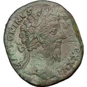 MARCUS AURELIUS 172AD Rome Sestertius RARE Authentic Ancient Roman 