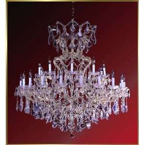 Maria Theresa Chandelier, ML 1042 CH, 31 lights, Silver, 45 wide X 47 
