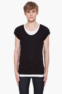 Bill Tornade Black Jarod Double T shirt for men  