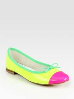 Repetto   Coloblock Patent Leather Ballet Flats