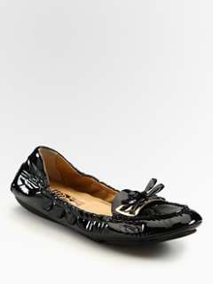 Salvatore Ferragamo   Patent Leather Bow Ballet Flats