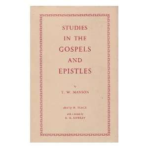   ; edited by Matthew Black Thomas Walter (1893 1958) Manson Books