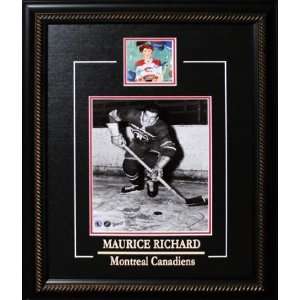 Maurice Richard Signed 8 x 10 Signature Card   Signed NHL Hockey 