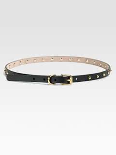 Gucci   Selleria Studded Leather Buckle Belt