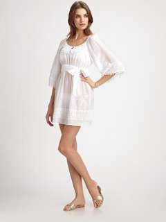 Milly   Trellis Bay Embroidered Dress