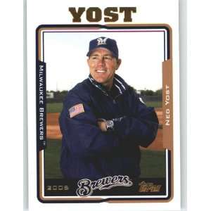  2005 Topps #282 Ned Yost MG   Milwaukee Brewers (Manager 