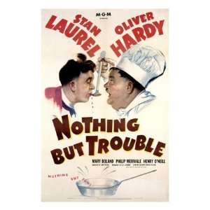 Nothing But Trouble, Stan Laurel, Oliver Hardy, 1944 Photographic 