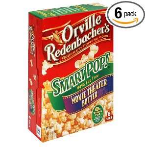 Orville Redenbachers Gourmet Microwavable Popcorn, Smart Pop Movie 
