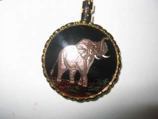 Cloisonne Elephant Table Purse Hook Hanger Handbag H12  