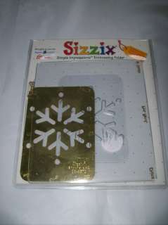 Sizzix Simple Impressions Embossing Folder Snowflake #2  