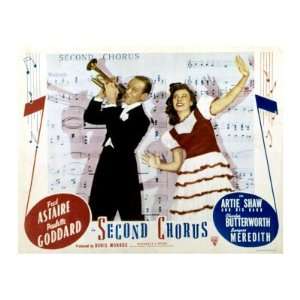 Second Chorus, Fred Astaire, Paulette Goddard, 1940 Premium Poster 