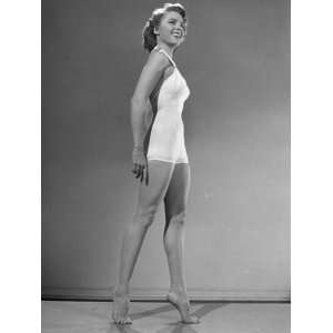  Actress Peggy Castle, Modelling a Swimsuit Premium 