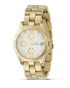 MARC BY MARC JACOBS Henry Round Chronograph Watch, 36.5 mm