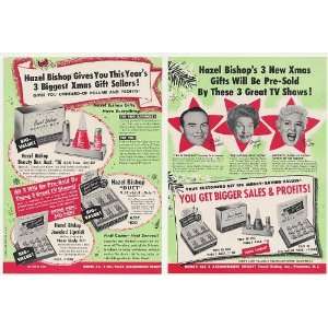  1954 Ralph Edwards Betty Hutton Hazel Bishop Gift Sets 2 