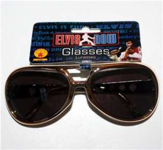 ELVIS PRESLEY King of ROCK and ROLL Sunglasses LUNETTES COSTUME 