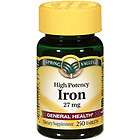 Spring Valley High Potency Iron 27 Mg Dietary Supplemen