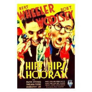 Hips, Hips, Hooray, Bert Wheeler, Robert Woolsey, 1934 Premium Poster 